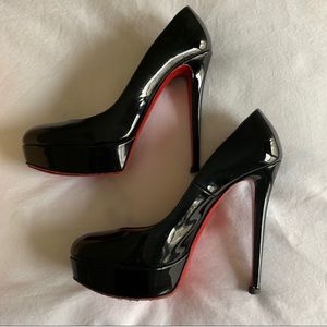 Christian Louboutin Black Bianca shoes